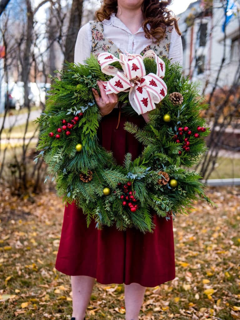 Christmas wreath Edmonton