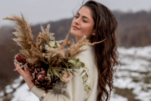 winter flower bouquet